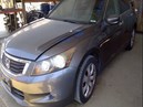 2008 HONDA ACCORD, GRAY, EX-L, 3.5L, AT,  A25128